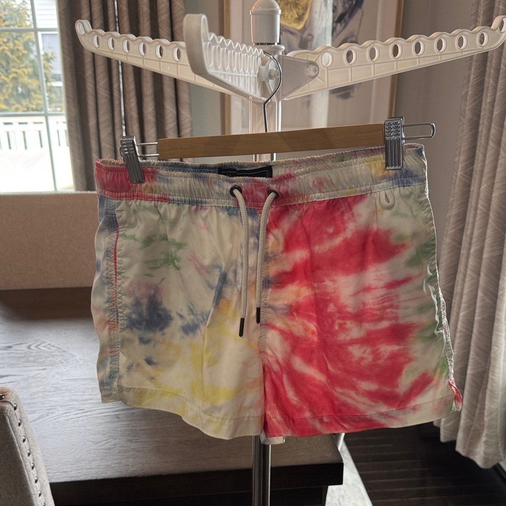 Abercrombie & Fitch Multicolor Tie-Dye Men's Swim Shorts